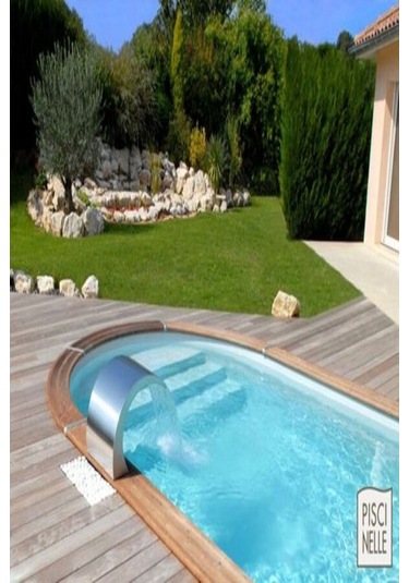 DEV PASLANMAZ 400x1000 mm Lüks Model Havuz Şelale AISI 316 Kalite