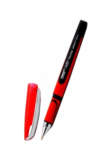 Kırmızı İmza Kalemi 10 Adet 1.00 Mm Kalın Uçlu İmza Pilot Kalem Ekonomik Kaliteli Cassa 1453 İmza Kalemi Kırmızı