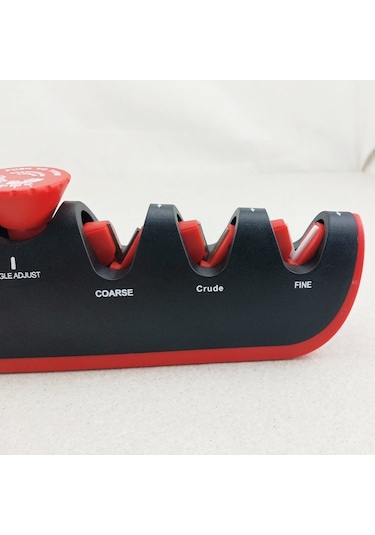 Airron Ayarlanabilir Açıya Sahip Ev Tipi Elmas Kalemtıraş-kırmızıve Siyah