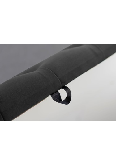 Vetra Sandıklı Bench Puf, Beyaz Antrasit