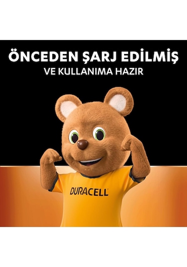 Duracell AAA 900 mAh İnce Kalem Şarj Edilebilir Pil 2'li