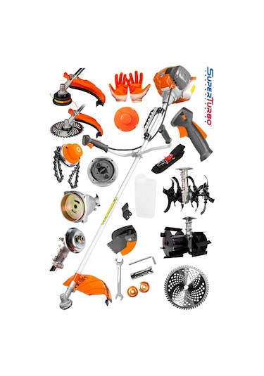 Stilmax St9920s 20hpx Benzinli Yan Tipi Tırpan + 2 Adet Çapa Seti