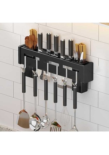 Ganzhoushop Tutucu, Sones Renk:siyah Raf Mutfak Monte Duvara Sabitleme Çubukları 40cm Cl Diğer