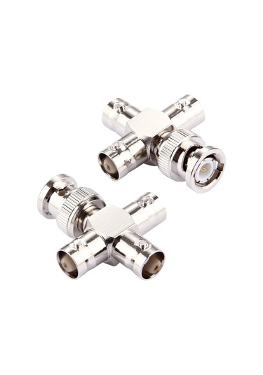 Sones 2 Adet 1 X Bnc Erkek - 3 X Bnc Dişi Konnektör, Çapraz Tip