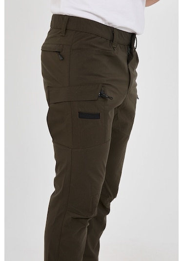 Camp Scoutland Camp525 Outdoor Tactical Su İticili Likralı Yazlık Erkek Taktik Pantolon Haki