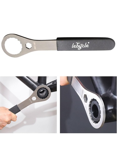 Suntek Taşınabilir Bisiklet Bb Anahtarı Evrensel Alt Bb44 Gümüş Siyah Çok Renkli