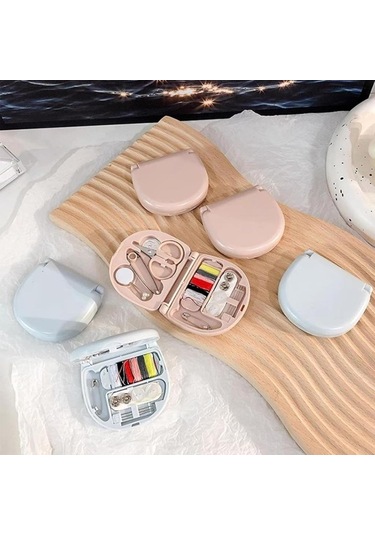 Ollevra Çok Fonksiyonlu Mini Çanta Boy Seyahat Tipi Dikiş Seti