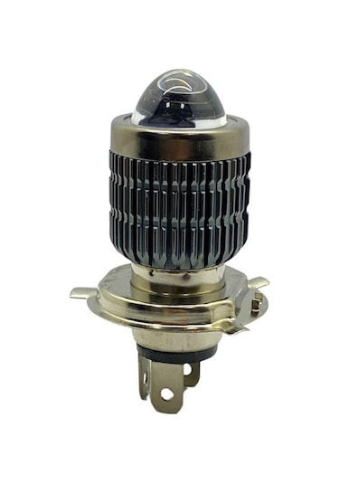 12v H4 Led Ampul 43t Hs1 Mercekli Beyaz-sarı Motosiklet
