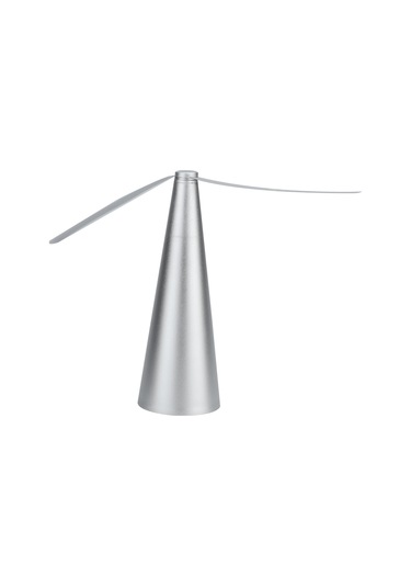 Hangfox Gümüş Renkli, Kimyasız, Ev/outdoor Uygun, Yemeği Sineklerden Koruyan, Dokunulduğunda Duran, 360 Derece Döner Sinek Repeller Fan Pil Yok