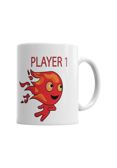 Fire Boy Kupa Bardak Porselen Karışık