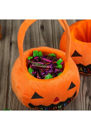 Soulader Cadılar Bayramı Parti Çantası Korku Temalı El Çantası Aksesuar Turuncu