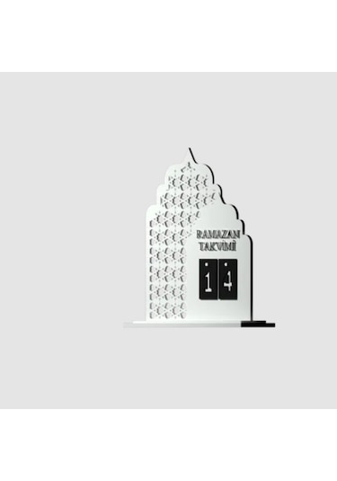 Dekoratif Ramazan Takvimi Masaüstü Gün Değiştirmeli Modern İslami Ev Dekoru