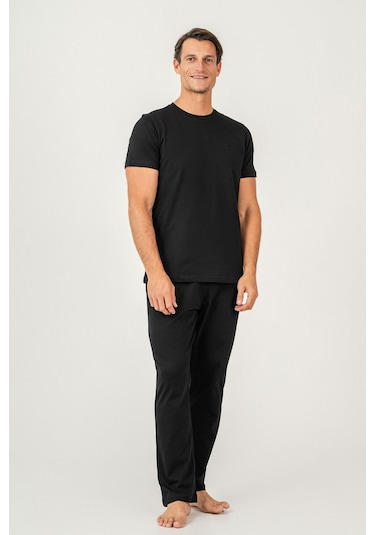 Arnetta Erkek Siyah Pijama Takımı Ar3695-s-v1 Siyah