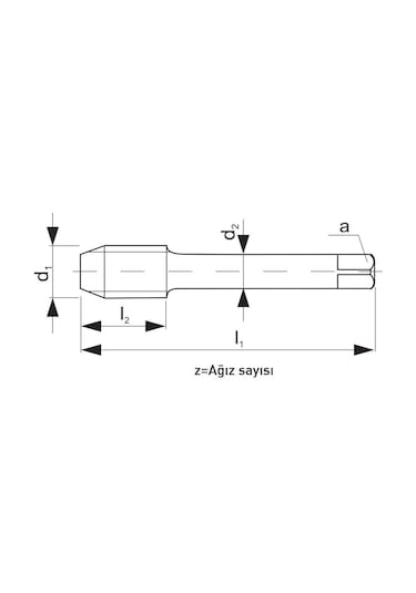 Fett W 7/32"-24 Narex Dın Nb-351 Hss 3'lü El Takım Kılavuzu