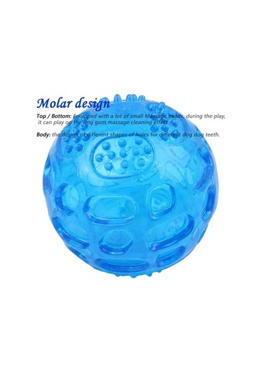 Pet Köpek Çiğnemek Oyuncak Topu Su Geçirmez Oyuncaklar Isırmaya Dayanıklı Diş Topları Köpekler İçin Eğitim Diş Temizleme