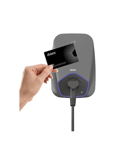 Hera Chargepack Personal 7.4 KW Soketli Elektrikli Araç Şarj Ünitesi Gri