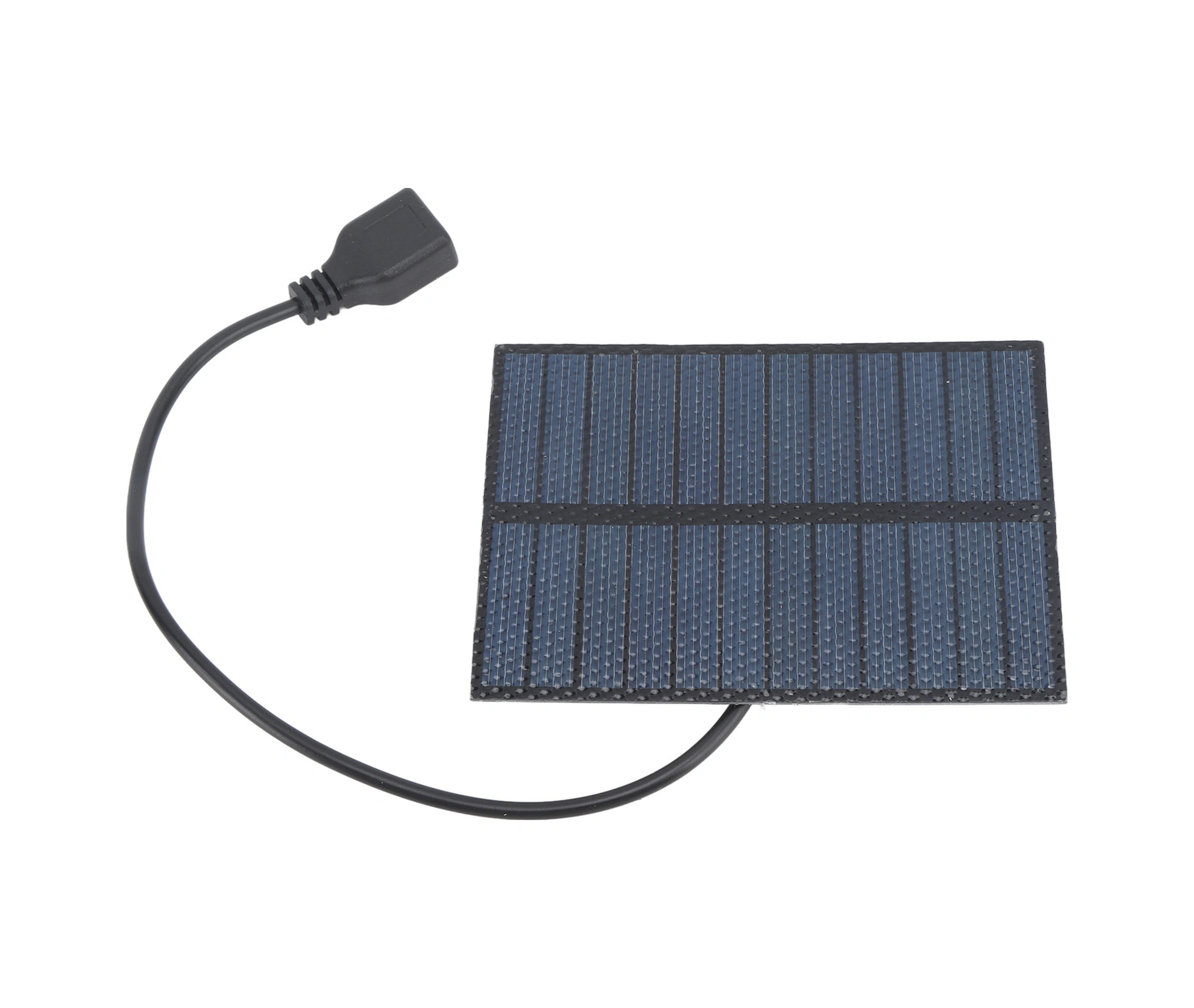 Geeroyoo 3w 5v Usb Çok Kristal Güneş Paneli - Taşınabilir Dış Mekan Şarj Cihazı Geri Çekim Yok - Ip67 Su Geçirmez