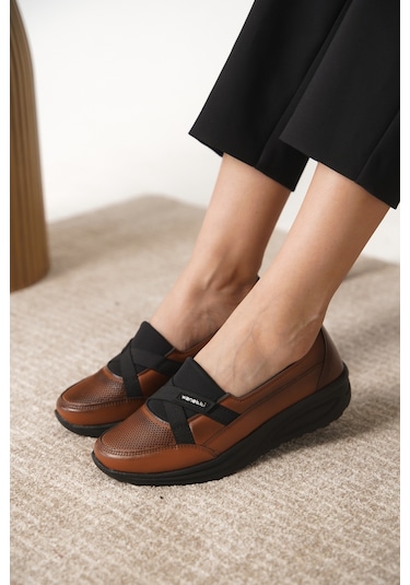 Daxtors Garantili D0312 Günlük Ortopedik Kadın Babet Ayakkabı Siyah