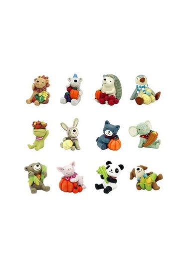 Lijinxu Magideal Reçine Zanaat Küçük Hayvan Figürleri Saksı Bir-fil