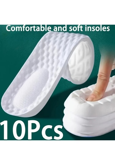 Gateesat 10 Adet Rahat Nefes Alabilen Yumuşak Tabanlık Erkek Kadın Spor Ayakkabı