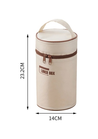 Snapbuy Taşınabilir Termal Öğle Yemeği Çantası - Su Geçirmez, Toz Geçirmez, Büyük Kapasiteli Öğrenciler İçin 1yemek Çantası1 L Kahverengi