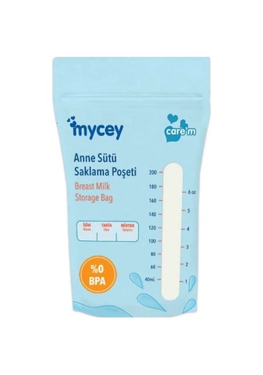 Mycey Anne Sütü Saklama Poşeti 25 Adet