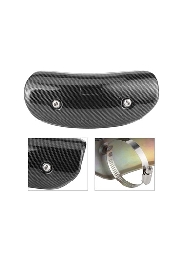 Lemestar Motosiklet Borusu Isil Koruma Kolu - Paslanmaz Celik - Isi Dayanikli - Evvelce Koruma - Evet Montaj Parcalari - Universal Uygulama Diğer