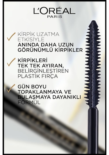 L'Oreal Paris Telescopic Carbon Black Maskara Siyah