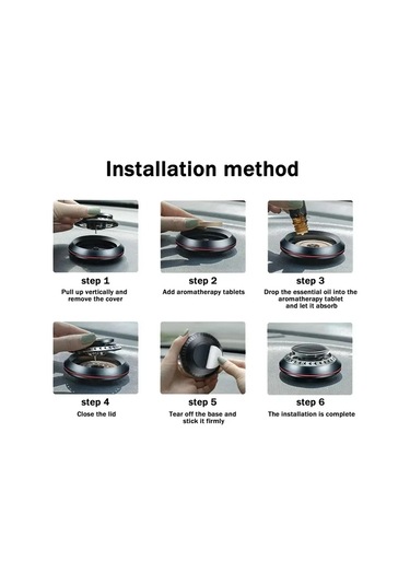 Fosenze Güneş Enerjili Araç İçi Koku Difüzörü - Okyanus Kokulu, Beyaz, Hızlı Hava Temizleme Ve Doğal Bitki Esansı İçerir.