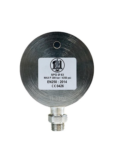 Kraken Gösterge Basınç Ölçer Kapsül Tech 63mm. Nickel
