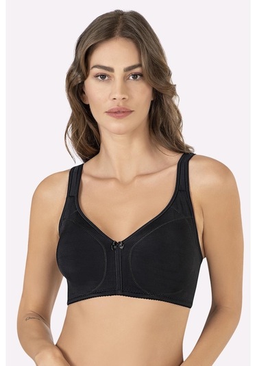Nbb Kadın Siyah Dubleli Mikro Toparlayıcı Sütyen