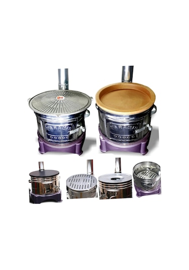 Yaramış Güveç ve Döküm Mangal Seti