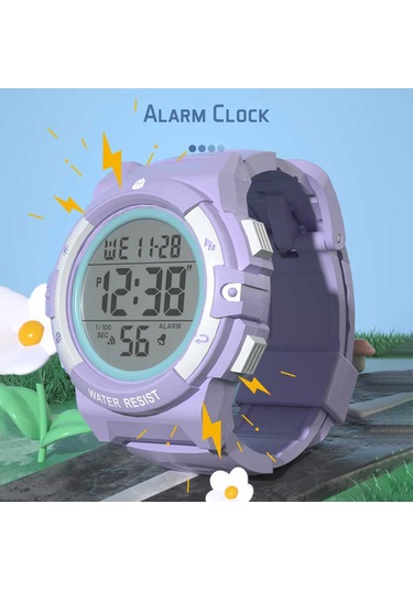 Mufunye Erkek Çocuklar İçin Su Geçirmez Silikon Nfc Akıllı Saat, Dıy Kreatif Outdoor Spor Kilidi Ve Kartun Askı Eşyası Diğer