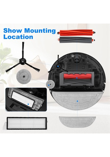 Elektrikli Süpürge Ana Fırçaları Filtreleri Toz Torbaları Yedek Parçaları