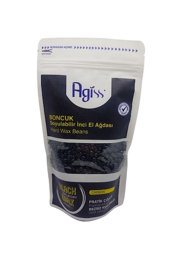 Agiss Black Carbon Boncuk Soyulabilir İnci El Ağdası 220 G