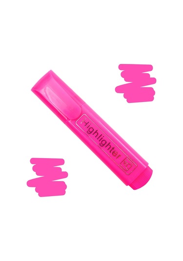 Gen-of Fosforlu Kalem Neon Ln-1029 Pembe 12 Adet Pembe