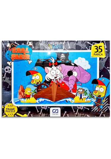 Paw Patrol Pati Devriyesi Ve Kral Şakir 2 Li Frame Puzzle/Yapbo