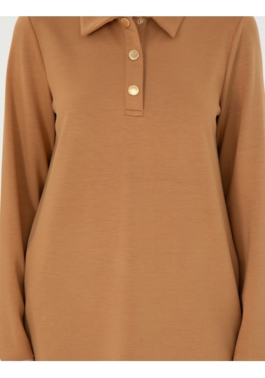 Pierre Cardin Kadın Camel Elbise Örme 50308163-vr015 Camel