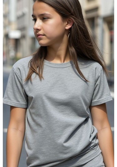 Grimelanj Çocuk T-shirt Kız Erkek Unisex %100 Pamuk Grimelanj