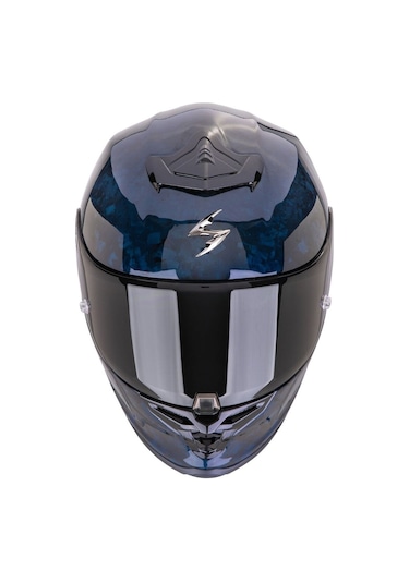 Scorpion Exo R1 Evo Onyx Carbon Air Spor Motosiklet Kaskı Mavi