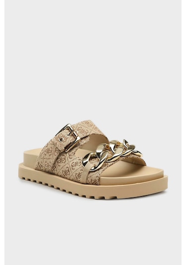 Guess Bayan Terlik Fl6ft2 Fal03 Beıbr Bej