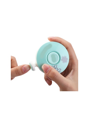 Yeni Doğan Babek Bakımı İçin Pilli 6 Başlıklı El Ayak Tırnak Törpü Manikür Seti