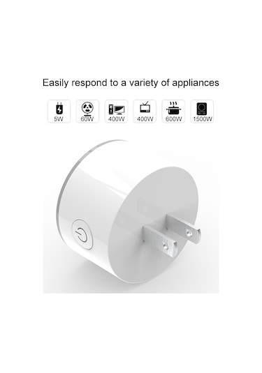 10a Rgb Sahne Işığı Wifi Uzaktan Kumanda Akıllı Soket Alexa Ve Google Home Ve Ifttt İle Çalışır, Ac 100-240v, Jp Fiş