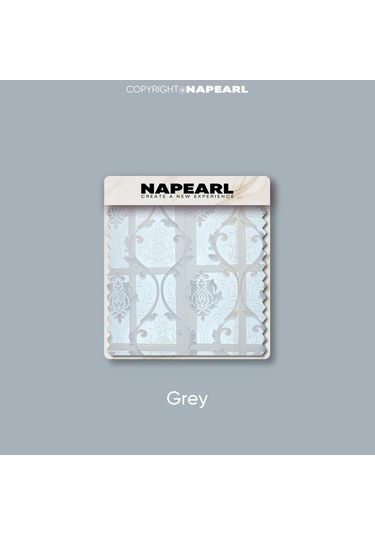 Gri 1 Pc Napearl Yumuşak Tül Perdeler Oturma Odası Yatak Odası Ev Dekor İçin W100cm X L130cm Gri