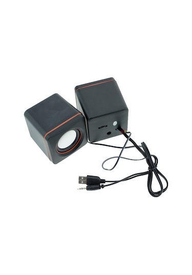 Usb 2.0  Hoparlör 1+1 Ses Bombası Usb  Stereo Speaker