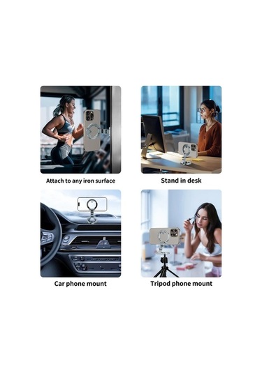 Tysm Joyjadehub Çift Taraflı Manyetik Telefon Tutucu W Coldshoe, Kompakt, Ayarlanabilir, Uzun Servis Ömrü 1pc