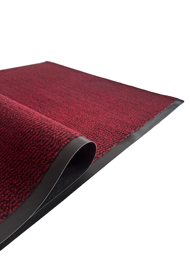 Bordo Kapı Önü Paspas Nem Alıcı Paspas 90 X 150 Cm Bordo