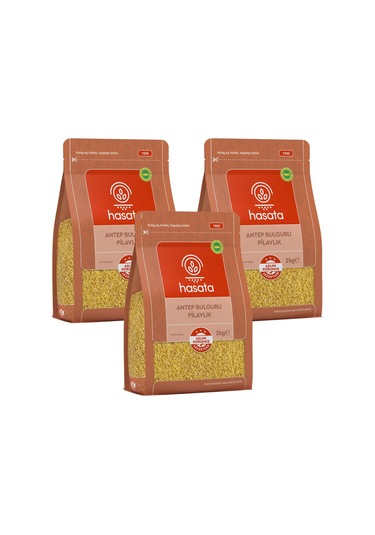 Hasata Pilavlık Antep Bulguru 2 Kg X 3 Adet