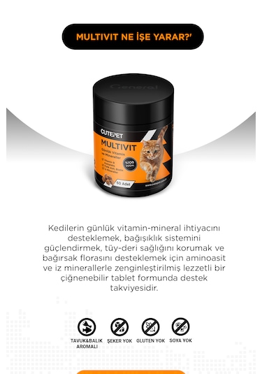 Kedi Bağışıklık & Tüy Güçlendirme Destek Paketi
