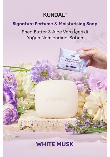 Kundal Signature Perfume & Moisturizing Soap White Musk 100 G